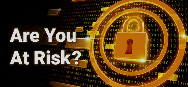 Padlock Security on Digital background